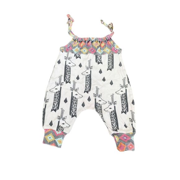 Stylin Sophie Giraffe Romper	Size 6-12 mo - Picture 2 of 4